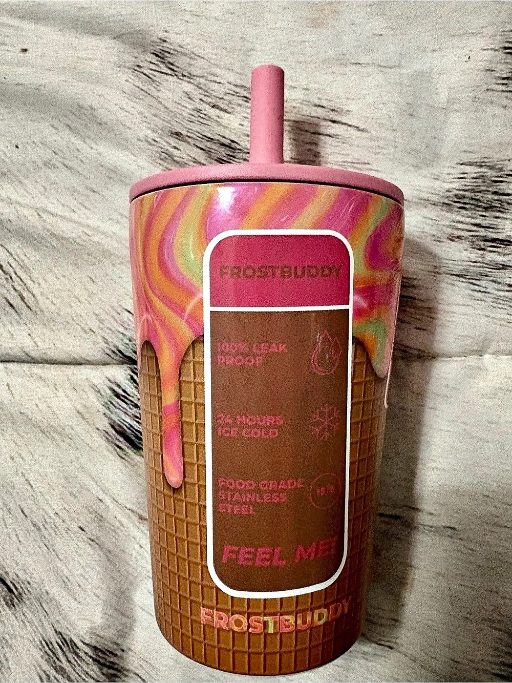 FrostBuddy Pink Insulated Drinkware Like New